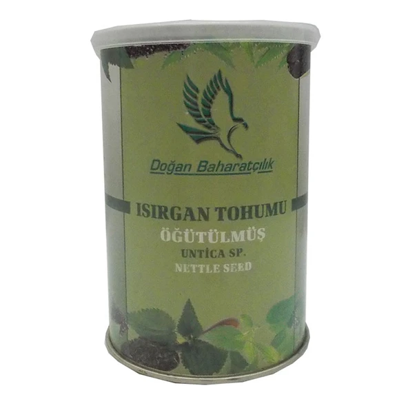 Doğan Isırgan Tohumu Doğal Öğütülmüş Toz 150 Gr Teneke Kutu ürün görseli 1