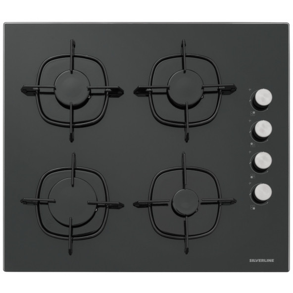 Silverline Cs5335b01 60 Cm Ankastre Siyah Ocak ürün görseli 1
