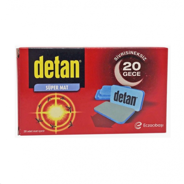 Detan Süper Mat Tablet 20 Gece ürün görseli 1