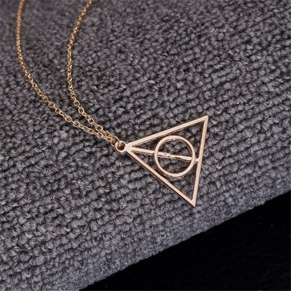 HARRY POTTER ÖLÜM YADİGARLARI DEATHLY HALLOWS KOLYE ürün görseli 1