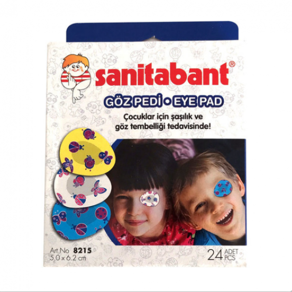 Sanitabant Çocuk Göz Pedi 24lü ürün görseli 1