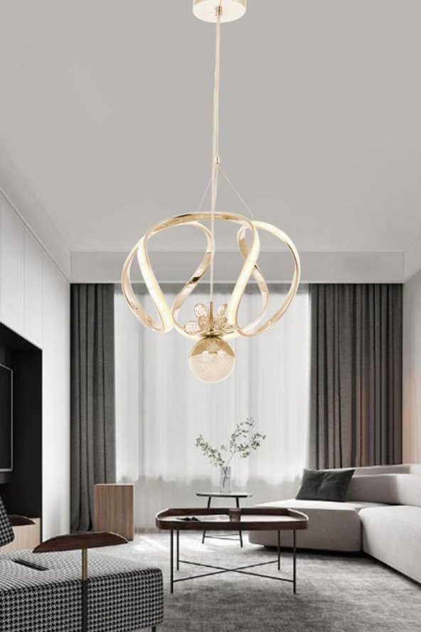 Eray Aydınlatma 1688-40 Sarı Led Avize - Resim 2