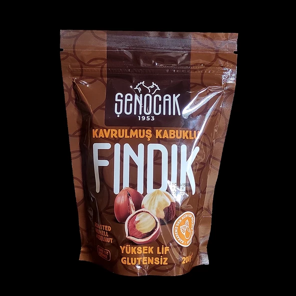 Kavrulmuş Kabuklu Fındık Paket 200gr ürün görseli 1