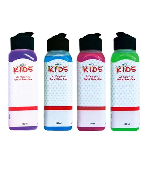 Artdeco Kids 4lü 140 ml Jel ve Slime Yapıştırıcı ürün görseli 1