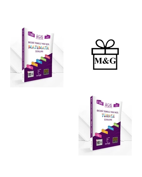 8.Sınıf LGS ROS Matematik ve Türkçe Soru Bankası ürün görseli 1
