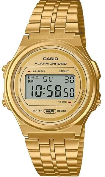 Casio A171WEG-9ADF Kadın Kol Saati - Resim 2