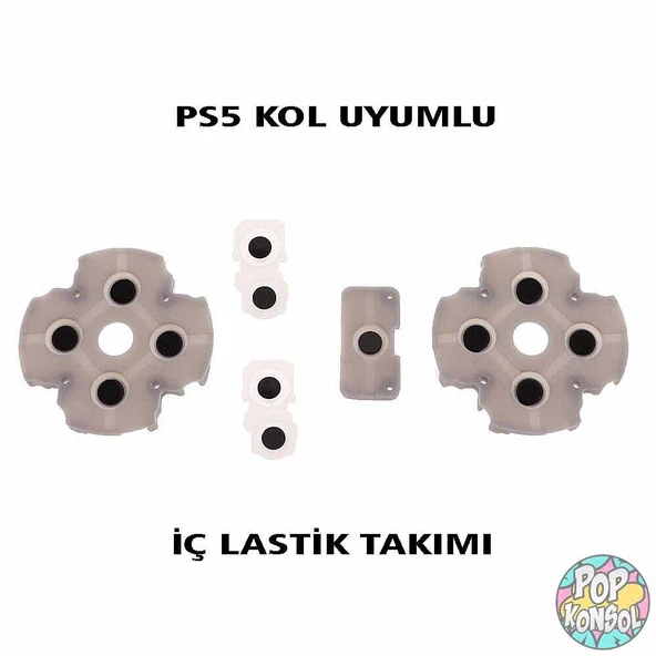 Playstation 5 V1 Kol Silikon Lastik Takımı Yedek Parça PS5 İç Silikon Lastiği PS5 V1 Kol Tamiri ürün görseli 1
