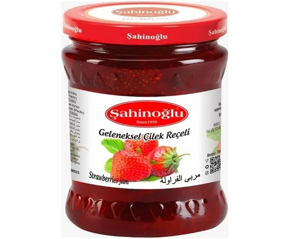 SAHINOGLU 1500GR CILEK RECELI ürün görseli 1