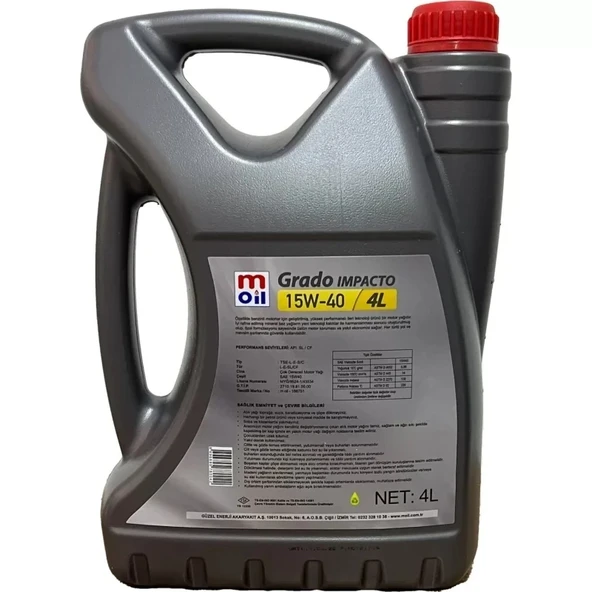 Turbo Dizel Motor Yağı 15/40 - Resim 4