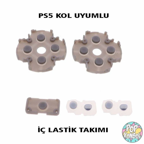 PS5 V1 Kol Tamiri İç Lastik Takımı Silikon Lastik Playstation 5 V1 Kol Tamir Rubber Pad ürün görseli 1