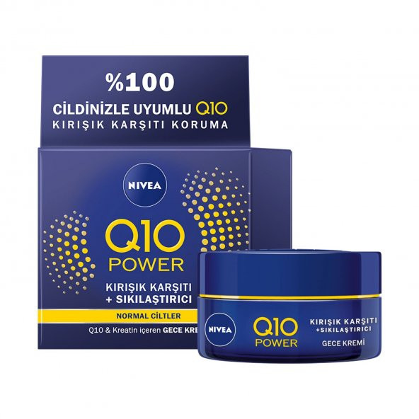 Nivea Q10 Power Kırışık Karşıtı Gece Bakım Kremi 50Ml ürün görseli 1