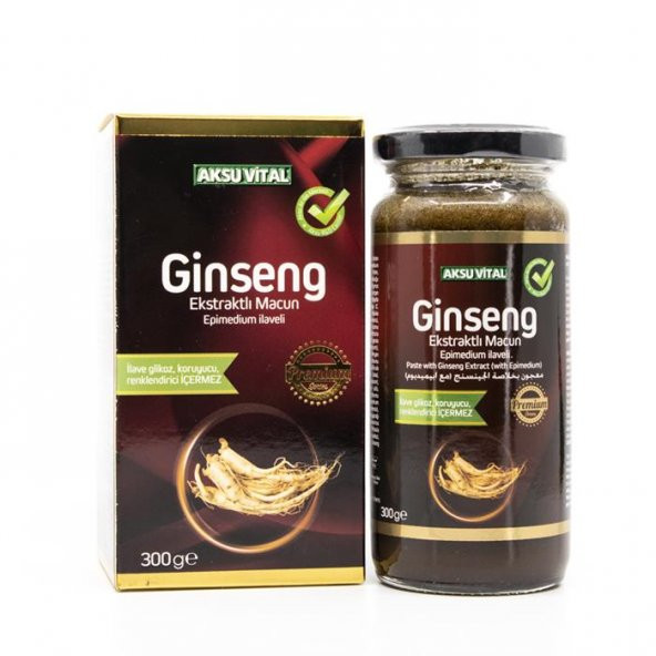 Aksu Vital Ginseng Ekstraktlı Bitkisel Macunnu 300 gr ürün görseli 1