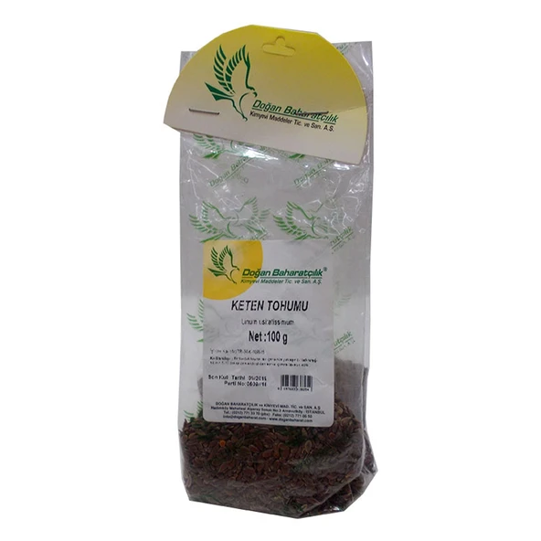 Doğan Keten Tohumu Tane Doğal 100 Gr Paket ürün görseli 1