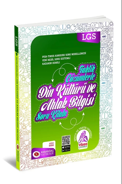 Karaağaç Yayıncılık Taktik Çözümlerle Lgs Din Kültürü Ve Ahlak Bilgisi Soru Kitabı ürün görseli 1