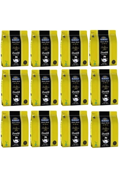 Karali Premium 25li 12 Adet Siyah Demlik Poşet Çay ürün görseli 1
