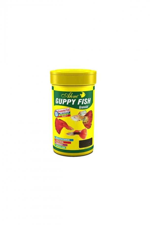 Guppy Granulat Lepistes Granül Balık Yemi 250 ml ürün görseli 1