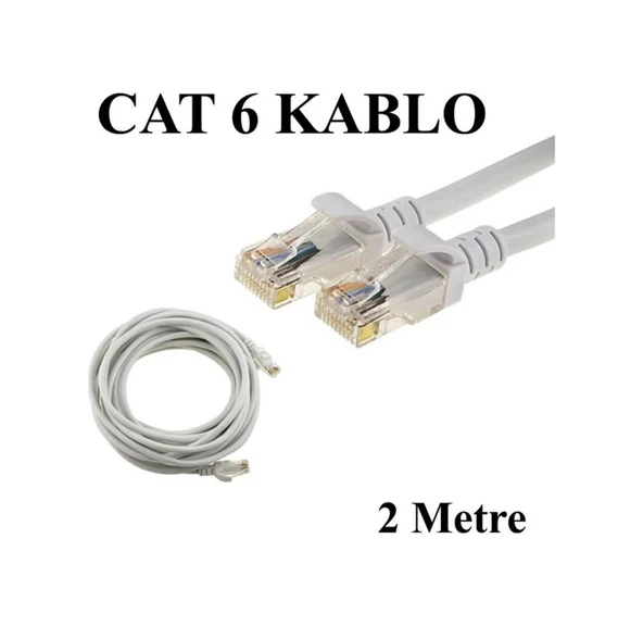 Inca Icat6-02Tg Cat6 2 Metre Gri  Kablo ürün görseli 1