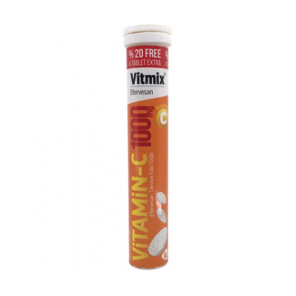 Vitmix Vitamin-C 1000 mg 24 Efervesan Tablet ürün görseli 1