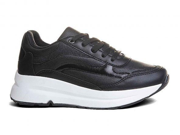 Çarıkçım Kadın Sneaker Ayakkabı Siyah-Beyaz 139 137 ürün görseli 1