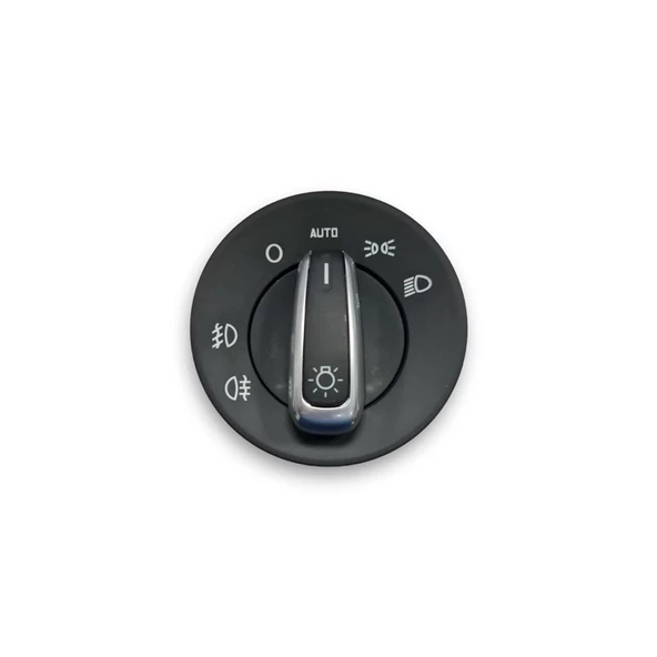 Skoda Octavia 2 2009-2012 Far Anahtarı Auto Otomatik Krom 1Z0941431K ürün görseli 1