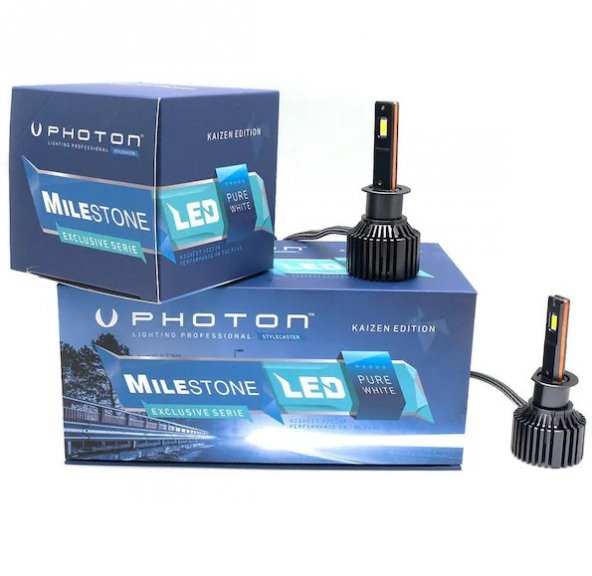 Photon Milestone H1 12000 Lumens Limited Edition Led Headlight ürün görseli 1