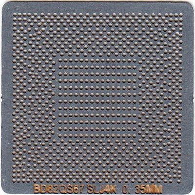 KALIP STENCİL BD82QS77 SLJ8B BD82QS67 SLJ4K 0.35 MM İŞLEMCİ KALIBI ürün görseli 1