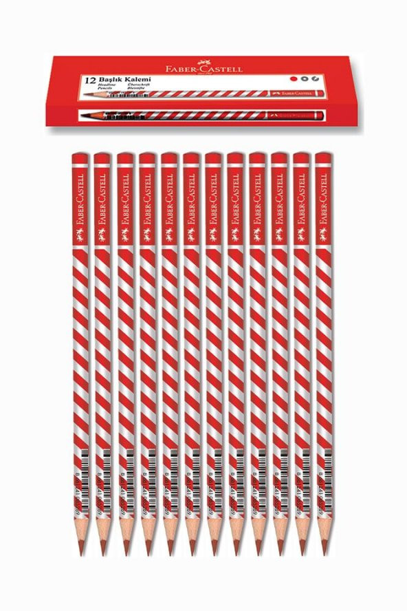 Kırmızı Başlık Kalemi Candyroll 12 Adet Faber Kırmızı Başlık Kalemi ürün görseli 1