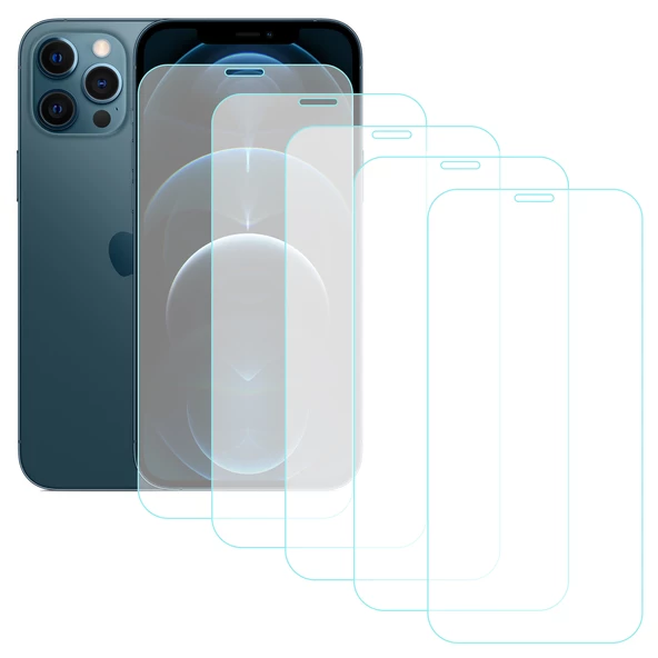 Notech iPhone 12 Pro Max Temperli Cam Ekran Koruyucu 5li Eko Paket ürün görseli 1