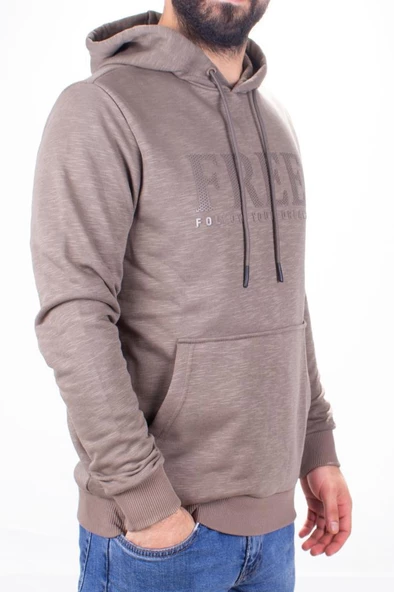 Twister 1930 Oliv Kapüşonlu Erkek Sweatshirt ürün görseli 1