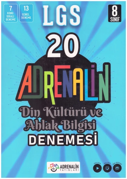 ADRENALİN 8.SINIF DİN KÜL. 20 BRANŞ DENEMESİ ürün görseli 1