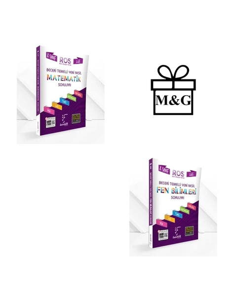 8.Sınıf LGS ROS Matematik ve Fen Bilimleri Soru Bankası ürün görseli 1
