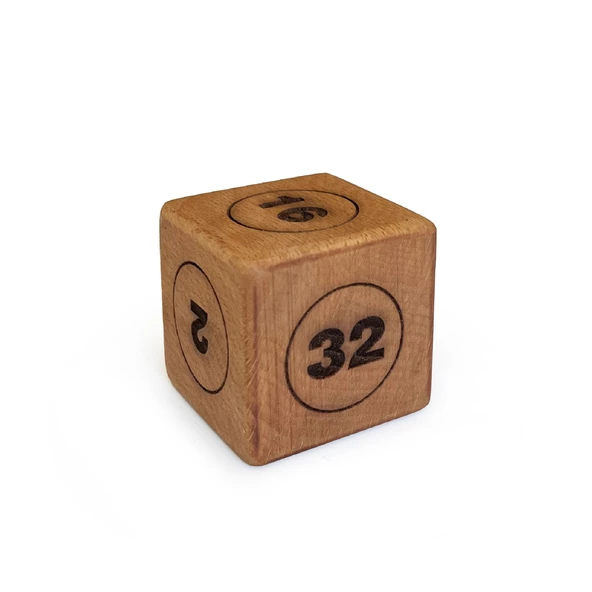Shark Anatolia Ahşap Vido Zar Doubling Cube 45x45mm ürün görseli 1