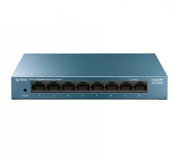 Tplink LS108G  8 Port 101001000Mbps Masaüstü Ethernet Switch ürün görseli 1