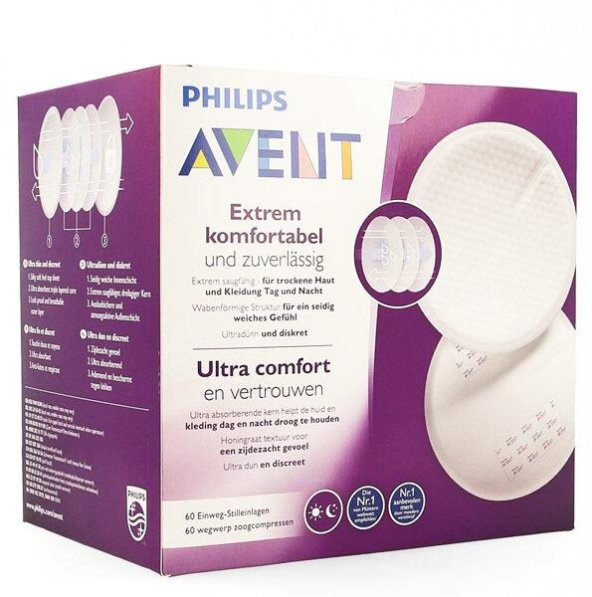 AVENT GÖĞÜS PEDİ 60 LI ürün görseli 1