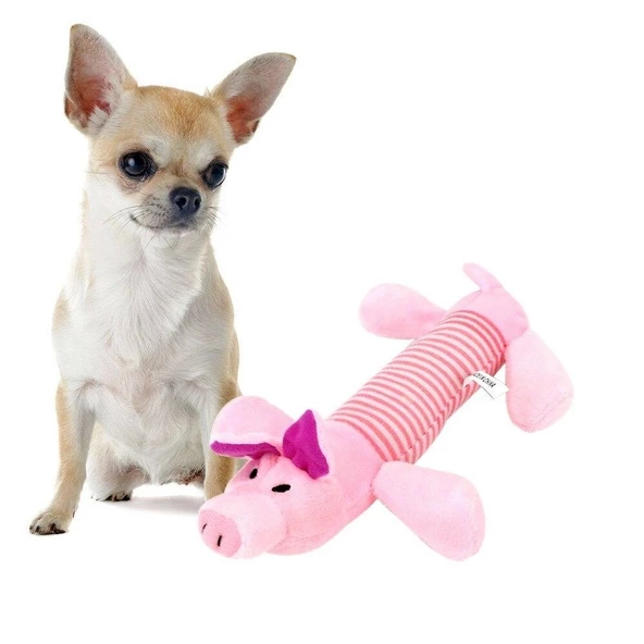 Hayvan Figürlü Peluş Köpek Oyuncağı 25 cm - Resim 6