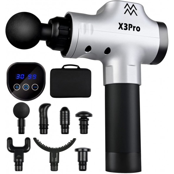 Kraft Hart X3PRO Masaj Tabancası 24V Spor 30 Hız Vurmalı Süper Sessiz Fırçasız Motor ürün görseli 1
