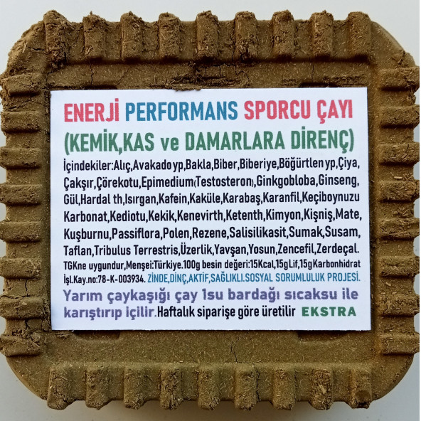 Enerji, Cinsel Performans Çayı 20 Fincan Poşet ürün görseli 1