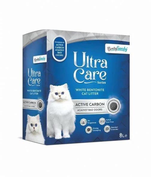 Bentysandy ULTRA CARE series Active Carbon Kedi Kumu 8 Lt ürün görseli 1