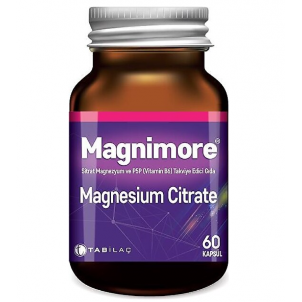 Magnimore Magnezyum Sitrat 60 Kapsül ürün görseli 1