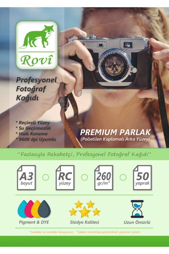 Rapunzel Parlak Fotoğraf Kağıdı 260gsm 50yp A3 ürün görseli 1