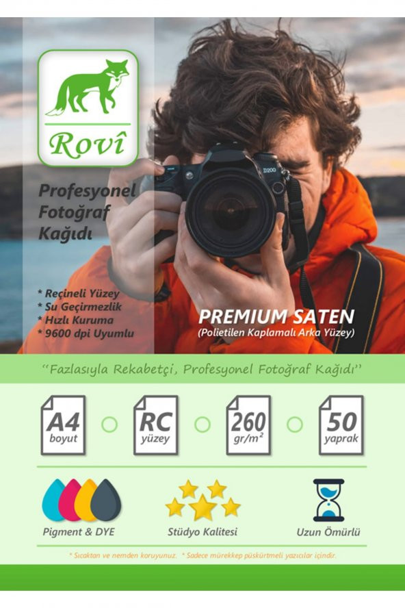 Rapunzel Satin Fotoğraf Kağıdı 260gsm 50yp A4 ürün görseli 1