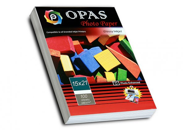 Inkjet Photopaper 100 Adet A5 (15x21) Parlak 240gr Fotoğraf Kağıdı Canon Hp Epson Uyumlu ürün görseli 1