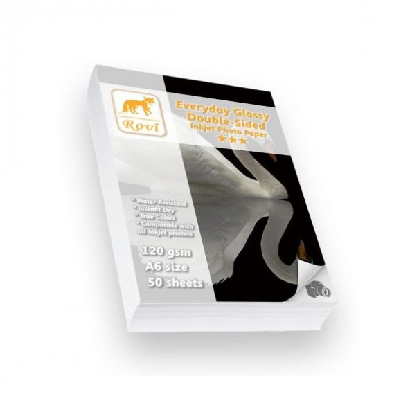 Parlak Çift Taraflı Kuşe Fotoğraf Kağıdı 120Gsm 50 Adet A4 A4 ürün görseli 1