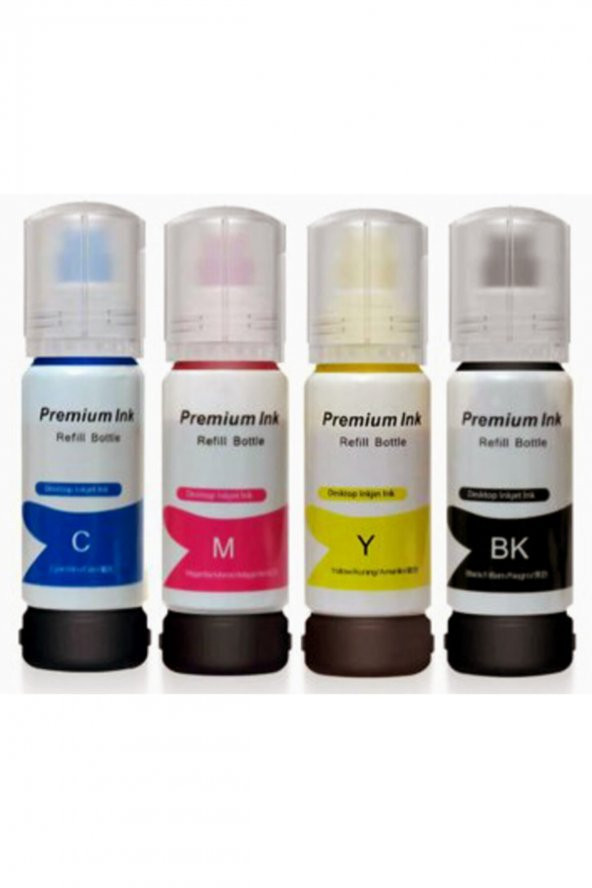Epson L3111 Uyumlu 103 Mürekkep 4x70 Ml Set (yeni Tip Valfli Ağızlı Şişe) ürün görseli 1