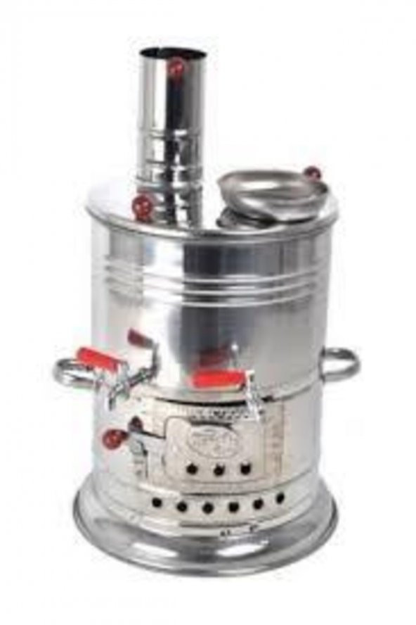 Zarif iş 8 Litre Cift Musluk Semaver - Resim 2