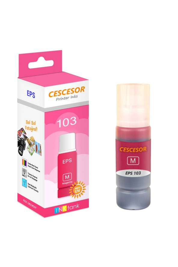 Epson 103 Kırmızı Muadil Mürekkep - 70 ml ürün görseli 1
