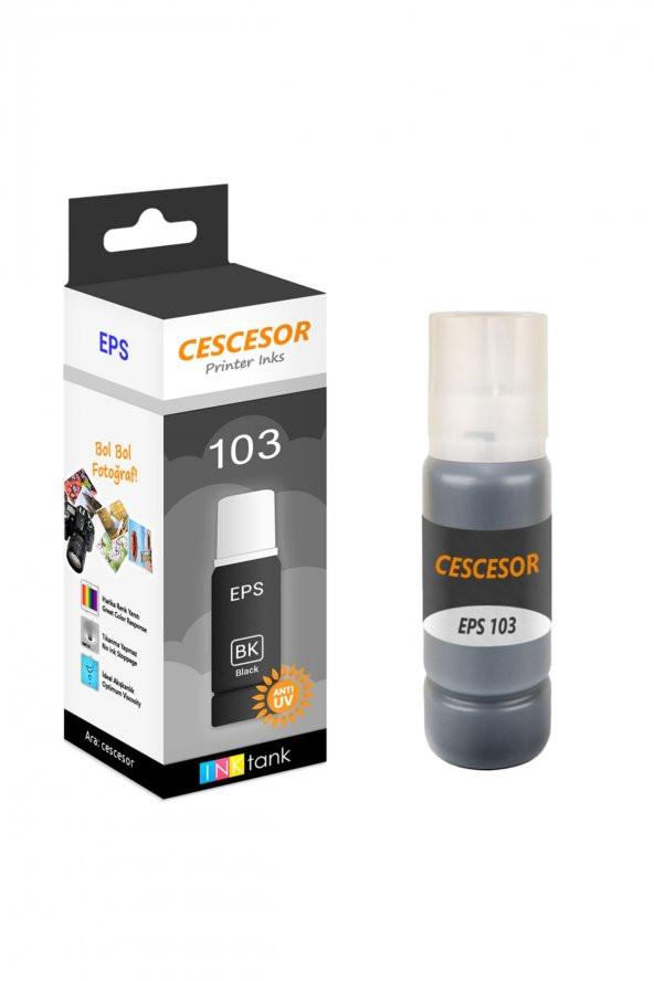Epson 103 Siyah  Mürekkep - 70 Ml - ürün görseli 1
