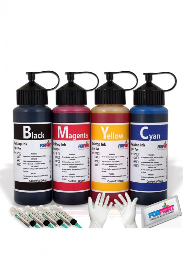 Epson L1110/l3110/l3111/l3150 Uyumlu 103 Serisi Mürekkep 4x500ml ürün görseli 1