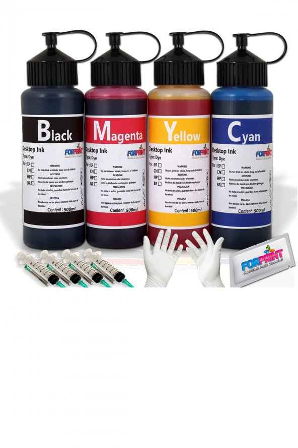 Epson L1110/l3110/l3111/l3150 Uyumlu 103 Serisi Mürekkep 4x500ml ürün görseli 1