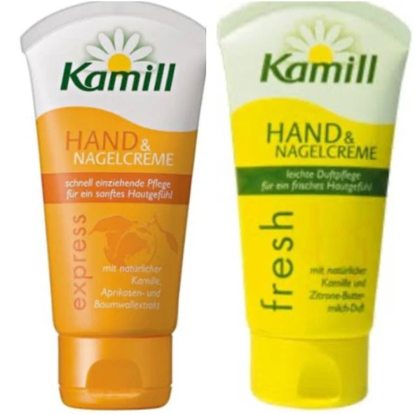 Kamill Express Hand El Kremi 75ml.- Kamill Fresh El & Tırnak Kremi Tüp 75ml ürün görseli 1